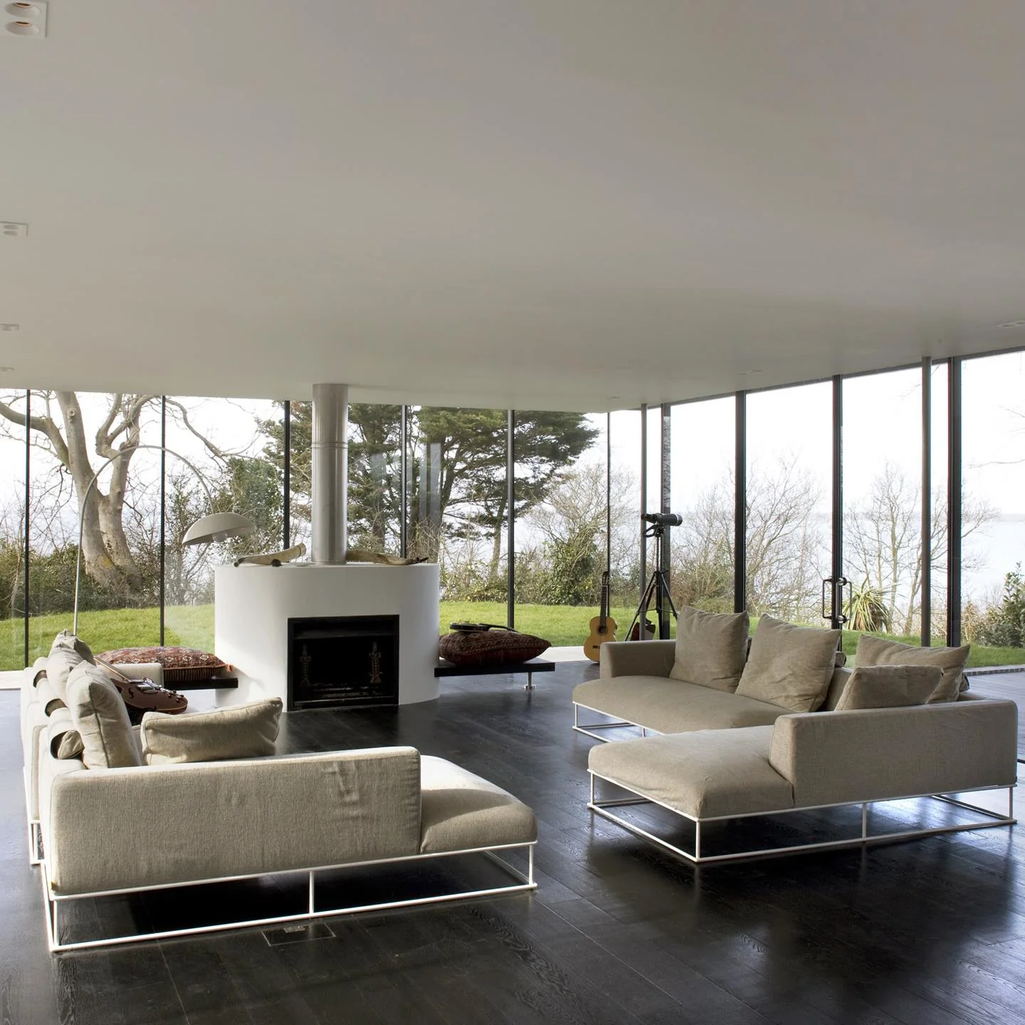 Frameless glass extensions from the Fineline collection